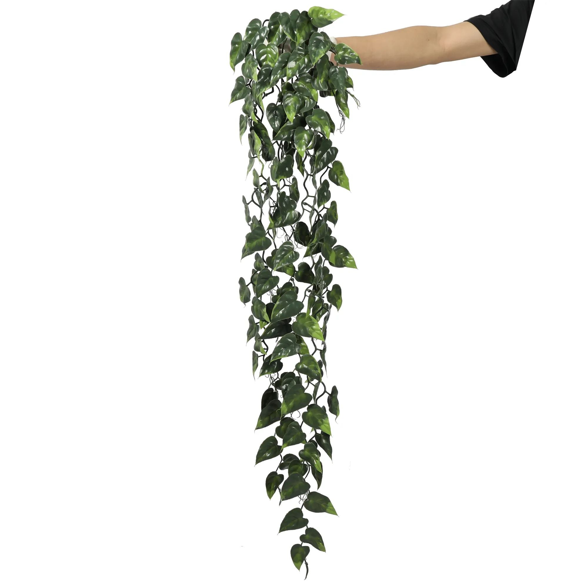Pothos Verde — 85cm Hanging Artificial Plant (UV Resistant)